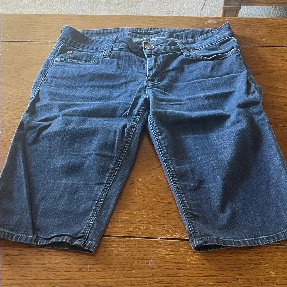 Hudson Jeans Women's Blue Denim Shorts